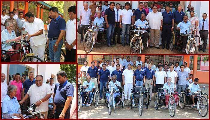 Development Lotteries Board presents tricycles to the differently abled Sales Assistants in Eastern Province