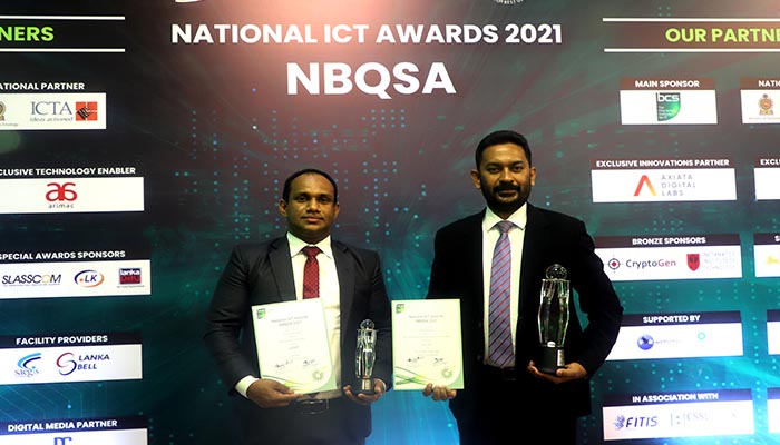 DLB Sweep App and Sasiri Digital Lottery wins awards at NBQSA 2021